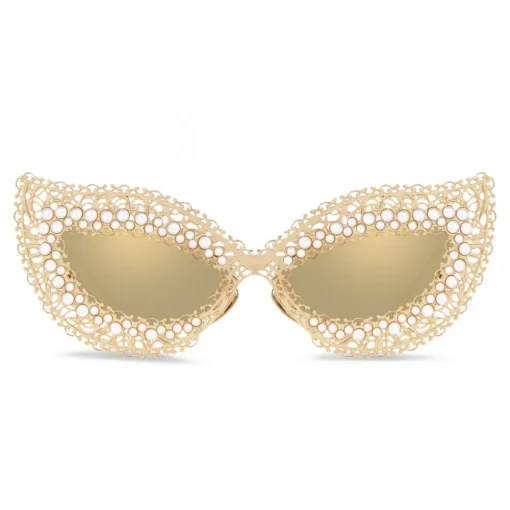 Dolce & Gabbana Eyewear Dolce & Gabbana - Cat Eye Sunglasses Filigree - Gold - Dolce & Gabbana Eyewear - Avvenice^ Sunglasses & Eyewear