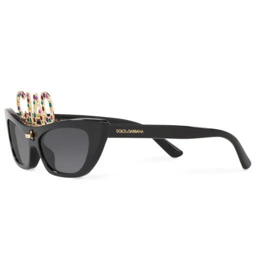 Dolce & Gabbana Eyewear Dolce & Gabbana - Cat Eye Sunglasses DG CIAO - Black - Dolce & Gabbana Eyewear - Avvenice