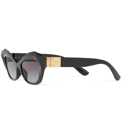 Dolce & Gabbana Eyewear Dolce & Gabbana - Cat Eye Sunglasses Stones & Logo Plaque - Black - Dolce & Gabbana Eyewear - Avvenice^ Sunglasses & Eyewear