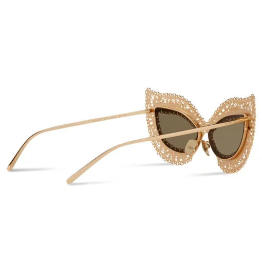 Dolce & Gabbana Eyewear Dolce & Gabbana - Cat Eye Sunglasses Filigree - Gold - Dolce & Gabbana Eyewear - Avvenice^ Sunglasses & Eyewear