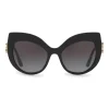 Dolce & Gabbana Eyewear Dolce & Gabbana - Cat-Eye Sunglasses in Acetate with DG Logo - Black - Dolce & Gabbana Eyewear - Avvenice
