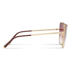Dolce & Gabbana Eyewear Dolce & Gabbana - Cat-Eye Sunglasses with "Sacred Heart" Metal Profile - Gold & Bordeaux - Dolce & Gabbana Eyewear - Avvenice^ Sunglasses & Eyewear