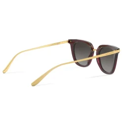 Dolce & Gabbana Eyewear Dolce & Gabbana - Classic Sunglasses Plaque Logo - Bordeaux - Dolce & Gabbana Eyewear - Avvenice^ Sunglasses & Eyewear