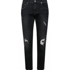Dolce & Gabbana Dolce & Gabbana - Dark Blue Denim Jeans - Dolce & Gabbana Exclusive Luxury Collection - Avvenice