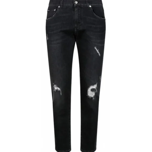 Dolce & Gabbana Dolce & Gabbana - Dark Blue Denim Jeans - Dolce & Gabbana Exclusive Luxury Collection - Avvenice