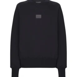 Dolce & Gabbana Dolce & Gabbana - Dark Blue Sweatshirt - Dolce & Gabbana Exclusive Luxury Collection - Avvenice^ Sweatshirts