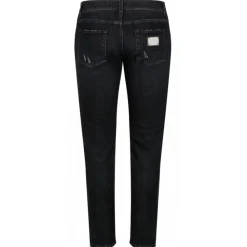 Dolce & Gabbana Dolce & Gabbana - Dark Blue Denim Jeans - Dolce & Gabbana Exclusive Luxury Collection - Avvenice