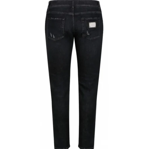 Dolce & Gabbana Dolce & Gabbana - Dark Blue Denim Jeans - Dolce & Gabbana Exclusive Luxury Collection - Avvenice