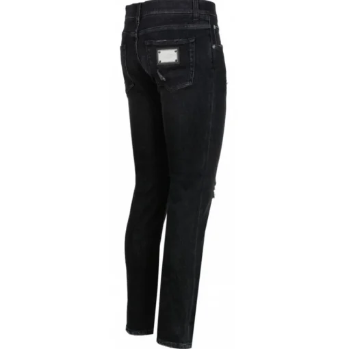 Dolce & Gabbana Dolce & Gabbana - Dark Blue Denim Jeans - Dolce & Gabbana Exclusive Luxury Collection - Avvenice
