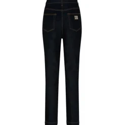 Dolce & Gabbana Dolce & Gabbana - Dark Navy Cotton Skinny Jeans - Dolce & Gabbana Exclusive Luxury Collection - Avvenice^ Trousers