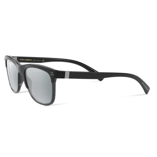 Dolce & Gabbana Eyewear Dolce & Gabbana - DG Monogram Sunglasses - Grey Black - Dolce & Gabbana Eyewear - Avvenice