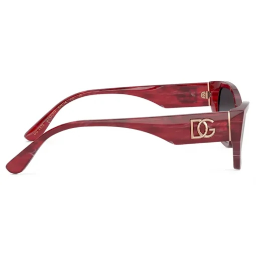 Dolce & Gabbana Eyewear Dolce & Gabbana - DG Monogram Sunglasses - Burgundy - Dolce & Gabbana Eyewear - Avvenice