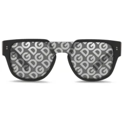 Dolce & Gabbana Eyewear Dolce & Gabbana - Domenico Mask Sunglasses - Black - DG Logo - Dolce & Gabbana Eyewear - Avvenice^ Sunglasses & Eyewear