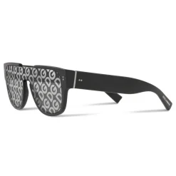 Dolce & Gabbana Eyewear Dolce & Gabbana - Domenico Mask Sunglasses - Black - DG Logo - Dolce & Gabbana Eyewear - Avvenice^ Sunglasses & Eyewear