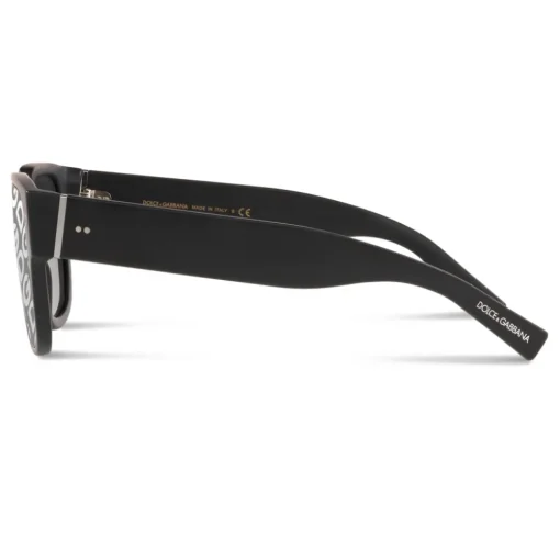 Dolce & Gabbana Eyewear Dolce & Gabbana - Domenico Mask Sunglasses - Black - DG Logo - Dolce & Gabbana Eyewear - Avvenice^ Sunglasses & Eyewear