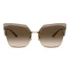 Dolce & Gabbana Eyewear Dolce & Gabbana - Double Line Sunglasses - Brown Gold - Dolce & Gabbana Eyewear - Avvenice