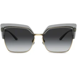 Dolce & Gabbana Eyewear Dolce & Gabbana - Double Line Sunglasses - Grey Gold - Dolce & Gabbana Eyewear - Avvenice^ Sunglasses & Eyewear