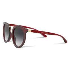 Dolce & Gabbana Eyewear Dolce & Gabbana - Double Line Sunglasses - Burgundy - Dolce & Gabbana Eyewear - Avvenice^ Sunglasses & Eyewear