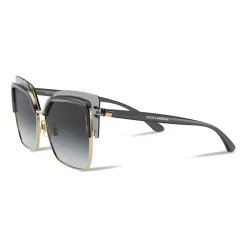 Dolce & Gabbana Eyewear Dolce & Gabbana - Double Line Sunglasses - Grey Gold - Dolce & Gabbana Eyewear - Avvenice^ Sunglasses & Eyewear