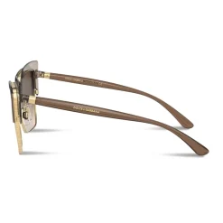 Dolce & Gabbana Eyewear Dolce & Gabbana - Double Line Sunglasses - Brown Gold - Dolce & Gabbana Eyewear - Avvenice