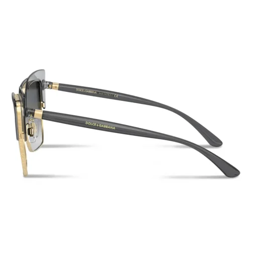 Dolce & Gabbana Eyewear Dolce & Gabbana - Double Line Sunglasses - Grey Gold - Dolce & Gabbana Eyewear - Avvenice^ Sunglasses & Eyewear