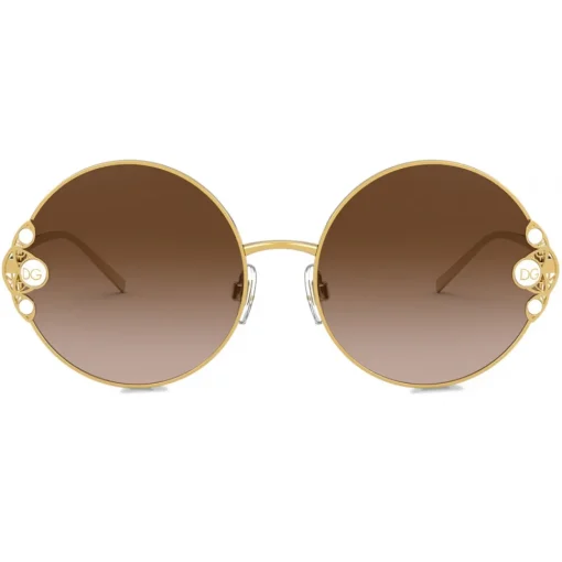 Dolce & Gabbana Eyewear Dolce & Gabbana - Filigree & Pearls Sunglasses - Gold - Dolce & Gabbana Eyewear - Avvenice^ Sunglasses & Eyewear