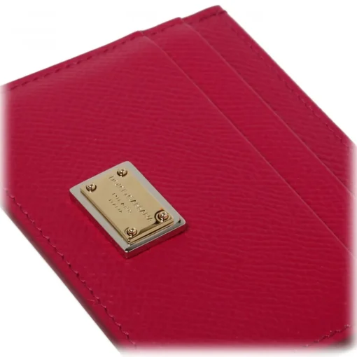 Dolce & Gabbana Dolce & Gabbana - Fuchsia Dauphine Cardholder - Dolce & Gabbana Exclusive Luxury Collection - Avvenice