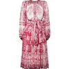 Dolce & Gabbana Dolce & Gabbana - Fucsia Maiolica Print Chiffon Dress - Dolce & Gabbana Exclusive Luxury Collection - Avvenice^ Dresses