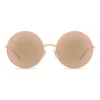 Dolce & Gabbana Eyewear Dolce & Gabbana - Gold Plated Round Sunglasses - Rose Gold Plated - Dolce & Gabbana Eyewear - Avvenice^ Sunglasses & Eyewear