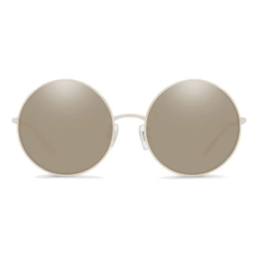 Dolce & Gabbana Eyewear Dolce & Gabbana - Gold Plated Round Sunglasses - Silver Plated - Dolce & Gabbana Eyewear - Avvenice