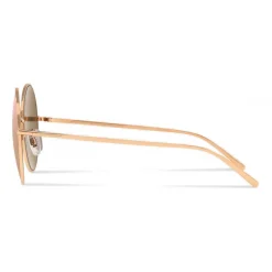 Dolce & Gabbana Eyewear Dolce & Gabbana - Gold Plated Round Sunglasses - Rose Gold Plated - Dolce & Gabbana Eyewear - Avvenice^ Sunglasses & Eyewear