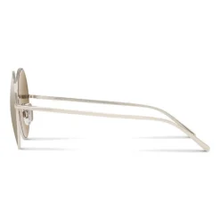 Dolce & Gabbana Eyewear Dolce & Gabbana - Gold Plated Round Sunglasses - Silver Plated - Dolce & Gabbana Eyewear - Avvenice