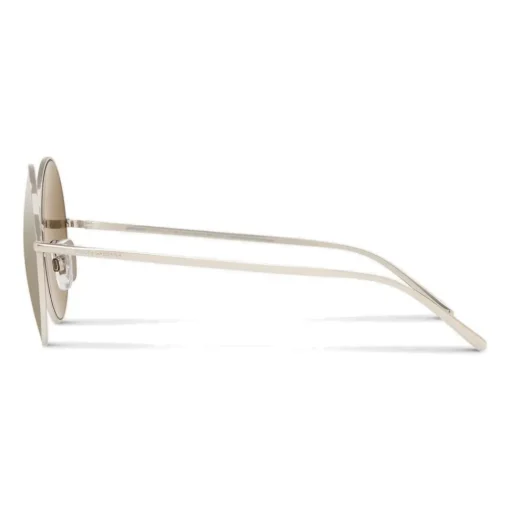 Dolce & Gabbana Eyewear Dolce & Gabbana - Gold Plated Round Sunglasses - Silver Plated - Dolce & Gabbana Eyewear - Avvenice