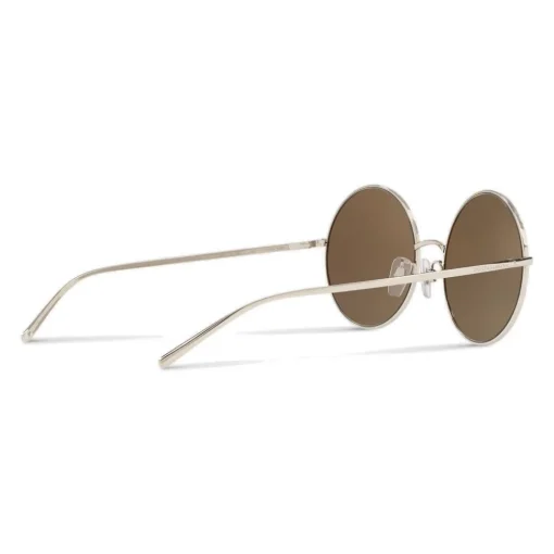 Dolce & Gabbana Eyewear Dolce & Gabbana - Gold Plated Round Sunglasses - Silver Plated - Dolce & Gabbana Eyewear - Avvenice