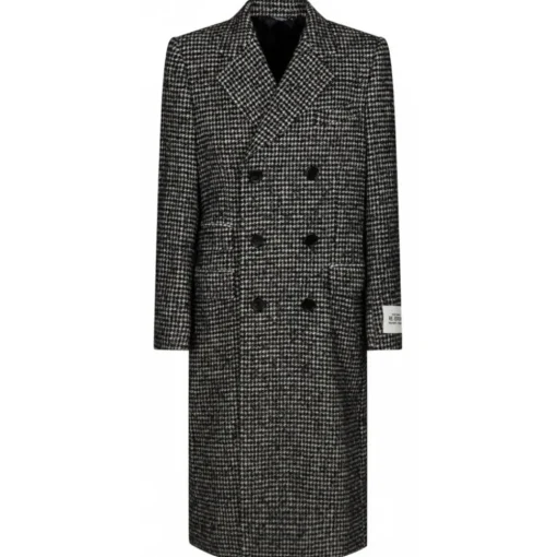 Dolce & Gabbana Dolce & Gabbana - Gray Double Breasted Coat - Dolce & Gabbana Exclusive Luxury Collection - Avvenice^ Jackets