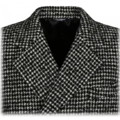 Dolce & Gabbana Dolce & Gabbana - Gray Double Breasted Coat - Dolce & Gabbana Exclusive Luxury Collection - Avvenice^ Jackets