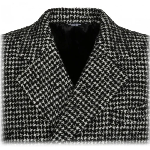 Dolce & Gabbana Dolce & Gabbana - Gray Double Breasted Coat - Dolce & Gabbana Exclusive Luxury Collection - Avvenice^ Jackets
