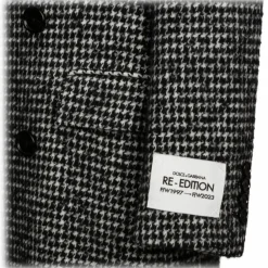 Dolce & Gabbana Dolce & Gabbana - Gray Double Breasted Coat - Dolce & Gabbana Exclusive Luxury Collection - Avvenice^ Jackets