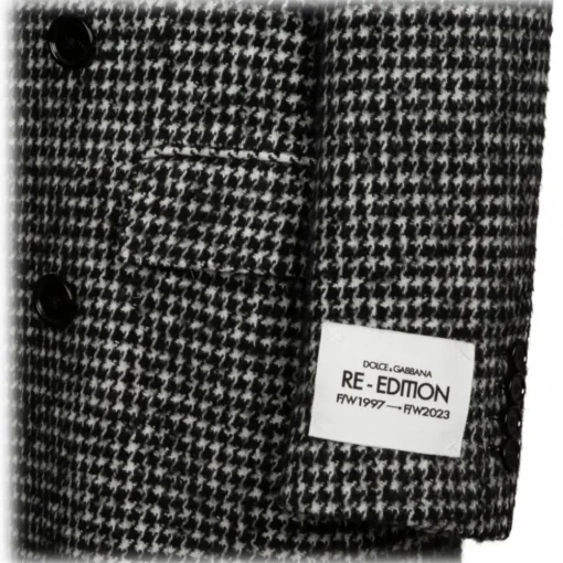 Dolce & Gabbana Dolce & Gabbana - Gray Double Breasted Coat - Dolce & Gabbana Exclusive Luxury Collection - Avvenice^ Jackets