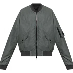 Dolce & Gabbana Dolce & Gabbana - Grey Bomber Jacket - Dolce & Gabbana Exclusive Luxury Collection - Avvenice^ Jackets