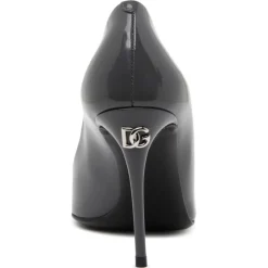 Dolce & Gabbana Dolce & Gabbana - Grey Calf Leather Pointed Toe Pumps - Dolce & Gabbana Exclusive Luxury Collection - Avvenice