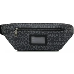 Dolce & Gabbana Dolce & Gabbana - Grey Logo Belt Bag - Dolce & Gabbana Exclusive Luxury Collection - Avvenice^ Bags