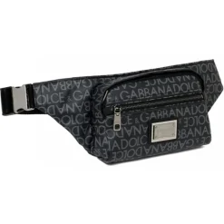 Dolce & Gabbana Dolce & Gabbana - Grey Logo Belt Bag - Dolce & Gabbana Exclusive Luxury Collection - Avvenice^ Bags