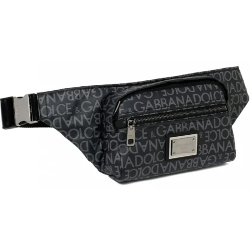 Dolce & Gabbana Dolce & Gabbana - Grey Logo Belt Bag - Dolce & Gabbana Exclusive Luxury Collection - Avvenice^ Bags