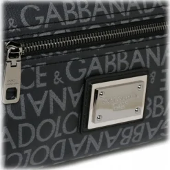 Dolce & Gabbana Dolce & Gabbana - Grey Logo Belt Bag - Dolce & Gabbana Exclusive Luxury Collection - Avvenice^ Bags