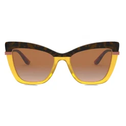 Dolce & Gabbana Eyewear Dolce & Gabbana - Half Print Sunglasses - Havana Orange - Dolce & Gabbana Eyewear - Avvenice^ Sunglasses & Eyewear