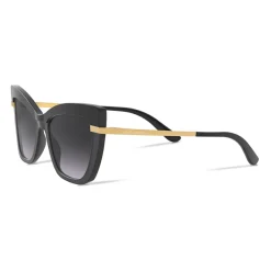 Dolce & Gabbana Eyewear Dolce & Gabbana - Half Print Sunglasses - Black - Dolce & Gabbana Eyewear - Avvenice