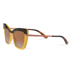 Dolce & Gabbana Eyewear Dolce & Gabbana - Half Print Sunglasses - Havana Orange - Dolce & Gabbana Eyewear - Avvenice^ Sunglasses & Eyewear