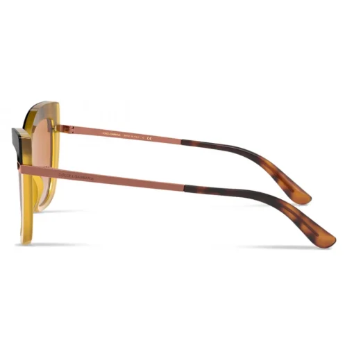 Dolce & Gabbana Eyewear Dolce & Gabbana - Half Print Sunglasses - Havana Orange - Dolce & Gabbana Eyewear - Avvenice^ Sunglasses & Eyewear