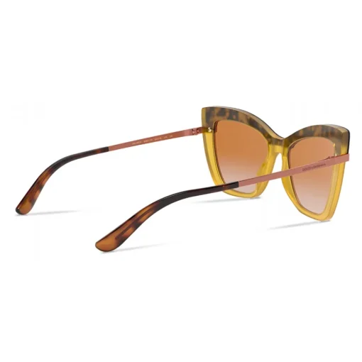 Dolce & Gabbana Eyewear Dolce & Gabbana - Half Print Sunglasses - Havana Orange - Dolce & Gabbana Eyewear - Avvenice^ Sunglasses & Eyewear